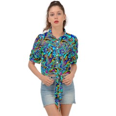 New Arrivals-a-9-10 Tie Front Shirt 