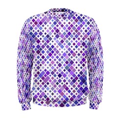 Purple Squared Men s Sweatshirt by retrotoomoderndesigns