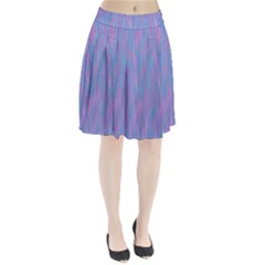 Purple Turquoise Watercolors Pleated Skirt by retrotoomoderndesigns