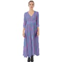 Purple Turquoise Watercolors Button Up Boho Maxi Dress View1