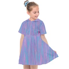 Purple Turquoise Watercolors Kids  Sailor Dress by retrotoomoderndesigns