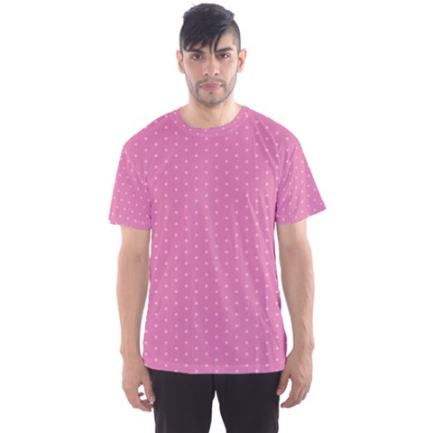 Polka Dotted Pinks Men s Sports Mesh Tee by retrotoomoderndesigns