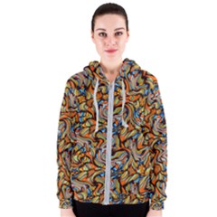 New Arrivals-a-9-20 Women s Zipper Hoodie by ArtworkByPatrick