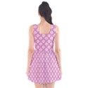 Pretty Pink Flowers Scoop Neck Skater Dress View2