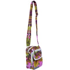 Coleus & Petunia Shoulder Strap Belt Bag