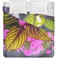 Coleus & Petunia Duvet Cover Double Side (king Size) by Riverwoman