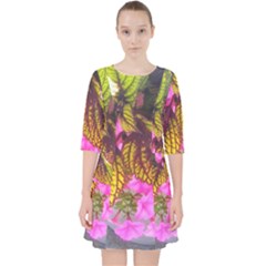 Coleus & Petunia Pocket Dress by Riverwoman