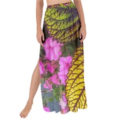 Coleus & Petunia Maxi Chiffon Tie-up Sarong by Riverwoman