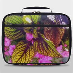 Coleus & Petunia Full Print Lunch Bag by Riverwoman