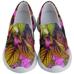 Coleus & Petunia Kids  Lightweight Slip Ons by Riverwoman