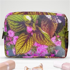 Coleus & Petunia Make Up Pouch (medium) by Riverwoman