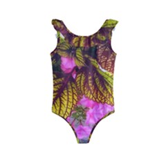 Coleus & Petunia Kids  Frill Swimsuit by Riverwoman