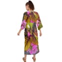 Coleus & Petunia Grecian Style  Maxi Dress View2