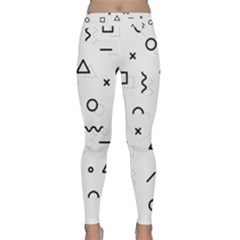 Memphis Pattern Classic Yoga Leggings by Vaneshart