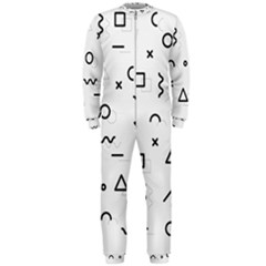 Memphis Pattern Onepiece Jumpsuit (men) 