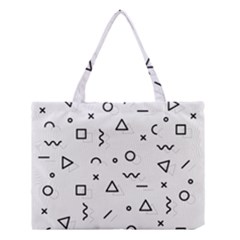 Memphis Pattern Medium Tote Bag