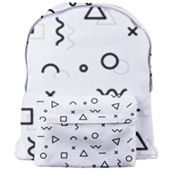 Memphis Pattern Giant Full Print Backpack by Vaneshart