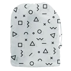 Memphis Pattern Drawstring Pouch (xxxl)