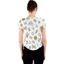 Memphis Seamless Patterns Crew Neck Crop Top View2