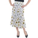 Memphis Seamless Patterns Midi Mermaid Skirt View1