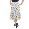 Memphis Seamless Patterns Midi Mermaid Skirt View2