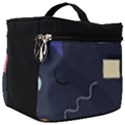 Memphis Pattern With Geometric Shapes Make Up Travel Bag (Big) View1