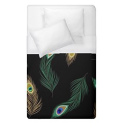 Seamless Pattern With Peacock Feather Duvet Cover (single Size) by Vaneshart