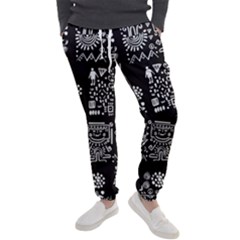 Vector Pattern Design With Tribal Elements Men s Jogger Sweatpants