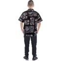 Vector Pattern Design With Tribal Elements Men s Short Sleeve Shirt View2