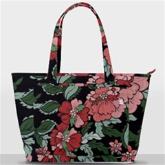 Beautiful Floral Vector Seamless Pattern Back Pocket Shoulder Bag 