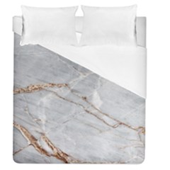 Gray Light Marble Stone Texture Background Duvet Cover (queen Size) by Vaneshart