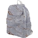 Gray Light Marble Stone Texture Background Top Flap Backpack View1