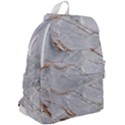 Gray Light Marble Stone Texture Background Top Flap Backpack View2