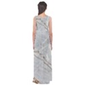 Gray Light Marble Stone Texture Background Empire Waist Maxi Dress View2