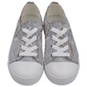 Gray Light Marble Stone Texture Background Kids  Low Top Canvas Sneakers View1