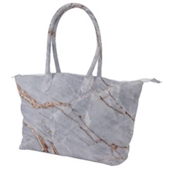 Gray Light Marble Stone Texture Background Canvas Shoulder Bag by Vaneshart