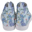 Beautiful Peacock Seamless Pattern Women s Mid-Top Canvas Sneakers View4