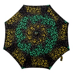 Abstract Geometric Seamless Pattern With Animal Print Hook Handle Umbrellas (large) by Vaneshart