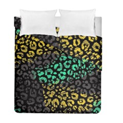 Abstract Geometric Seamless Pattern With Animal Print Duvet Cover Double Side (full/ Double Size)