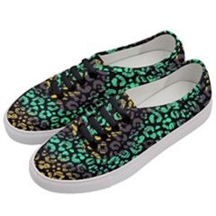 Abstract Geometric Seamless Pattern With Animal Print Women s Classic Low Top Sneakers by Vaneshart