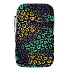 Abstract Geometric Seamless Pattern With Animal Print Waist Pouch (small)