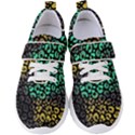 Abstract Geometric Seamless Pattern With Animal Print Women s Velcro Strap Shoes View1