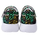 Abstract Geometric Seamless Pattern With Animal Print Women s Velcro Strap Shoes View4