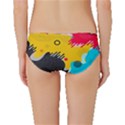 Abstract Colorful Pattern Shape Design Background Classic Bikini Bottoms View2