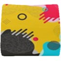 Abstract Colorful Pattern Shape Design Background Seat Cushion View1