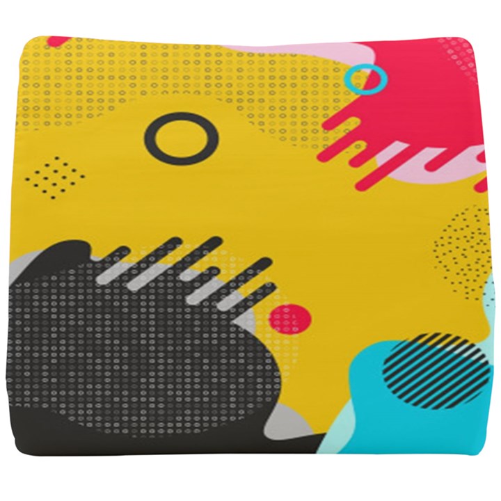 Abstract Colorful Pattern Shape Design Background Seat Cushion