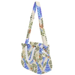 Peacock Vector Design Seamless Pattern Fabri Textile Rope Handles Shoulder Strap Bag