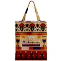 Seamless Ethnic Pattern Zipper Classic Tote Bag View1