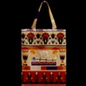 Seamless Ethnic Pattern Zipper Classic Tote Bag View2