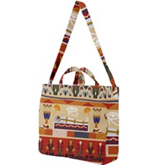 Seamless Ethnic Pattern Square Shoulder Tote Bag by Vaneshart